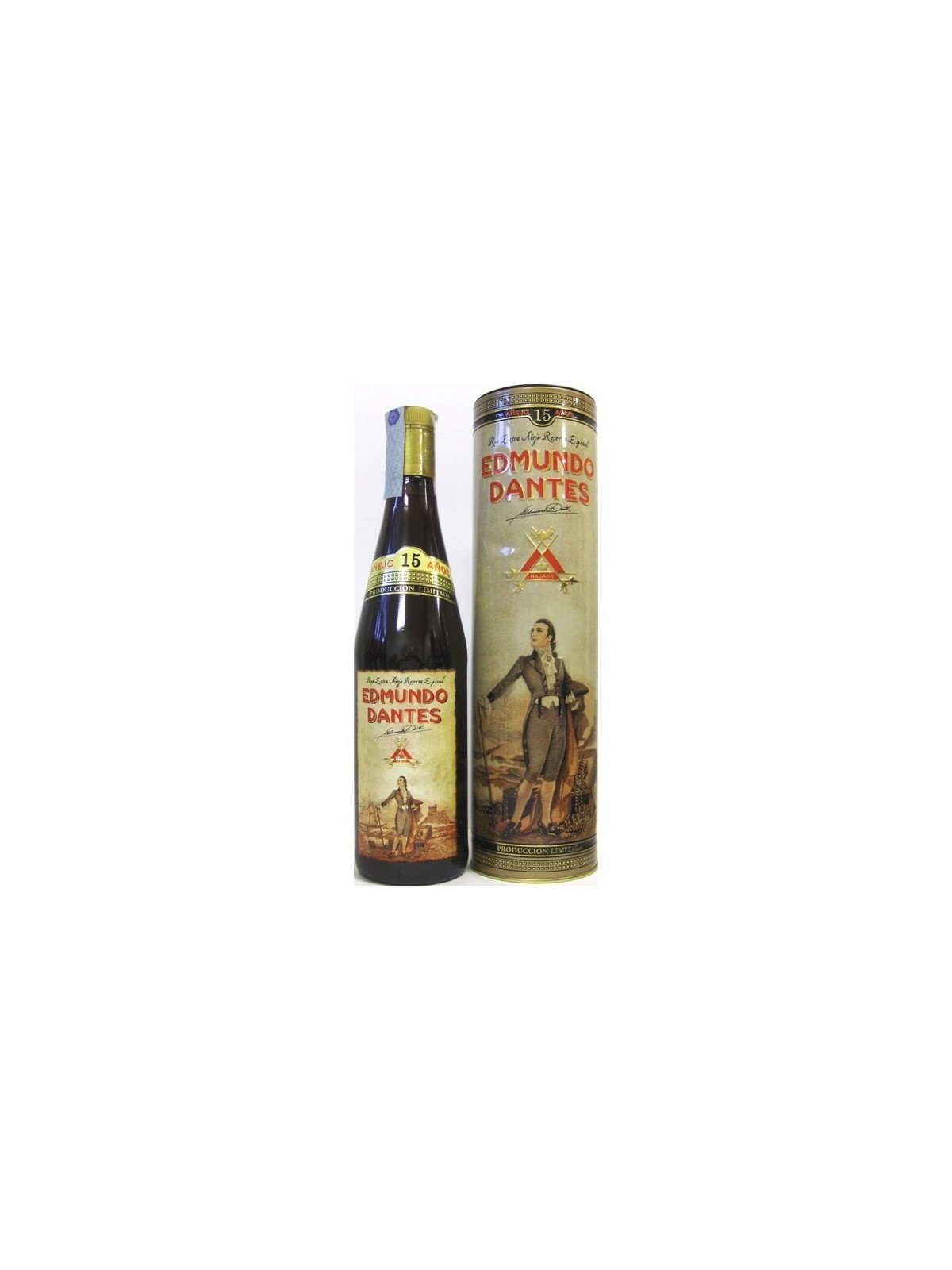RHUM EXTRA ANEJO RESERVA ESPECIAL 15 YO EDMUNDO DANTES - RUM DI CUBA