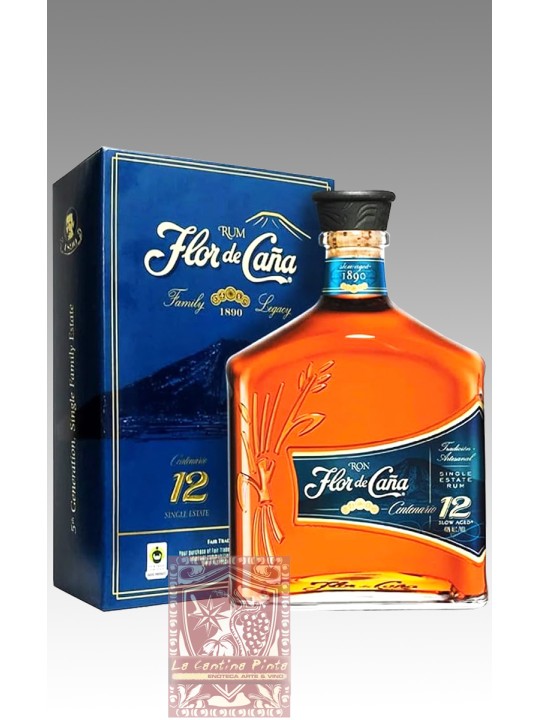 RHUM FLOR DE CANA 12 Y.O. CENTENARIO RUM DEL NICARAGUA