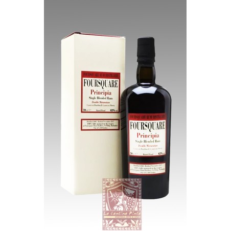 RHUM FOURSQUARE PRINCIPIA SINGLE BLENDED RUM DOUBLE MATURATION 3 YEARS EX BOURBON & 6 YEARS EX SHERRY