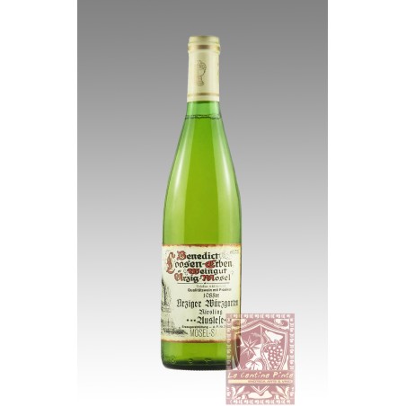 BENEDICT LOOSEN-ERBEN RIESLING  URZIGER URZGARTEN SPATLESE 1985