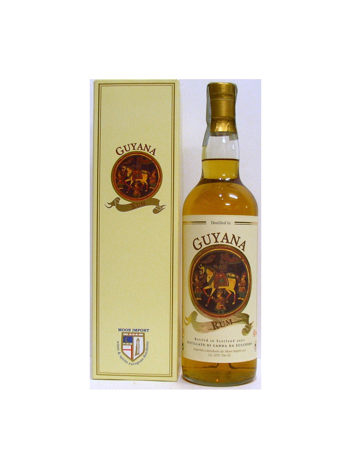 RHUM GUYANA BOTTLED IN SCOTLAND - MOON IMPORT