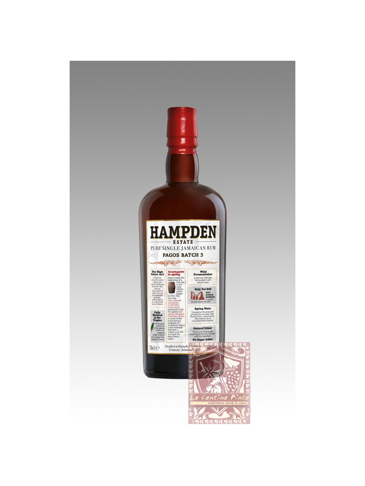 RHUM HAMPDEN ESTATE PAGOS REL. 2022 SHERRY CASK, RUM DELLA JAMAICA