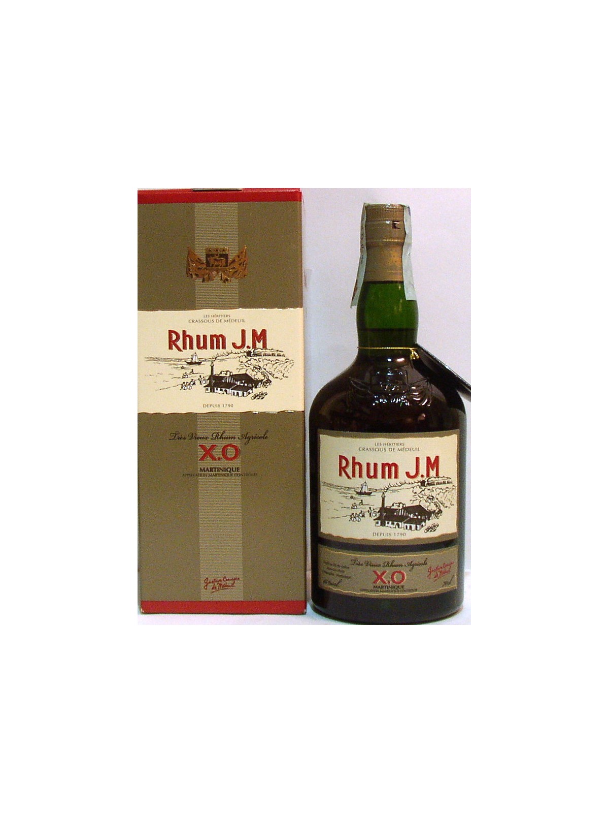 RHUM J.M. TRES VIEUX X.O. AGRICOLE  RUM DELLA MARTINICA