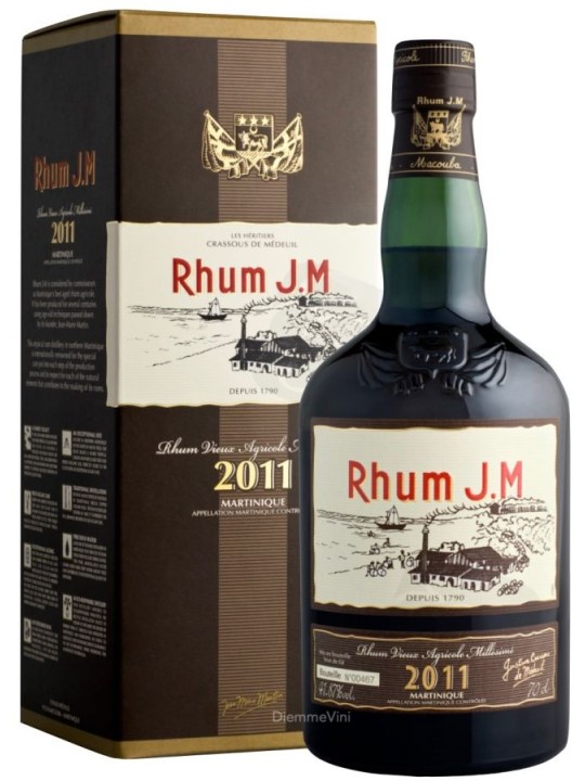 RHUM J.M. VIEUX AGRICOLE 2012 RUM DELLA MARTINICA