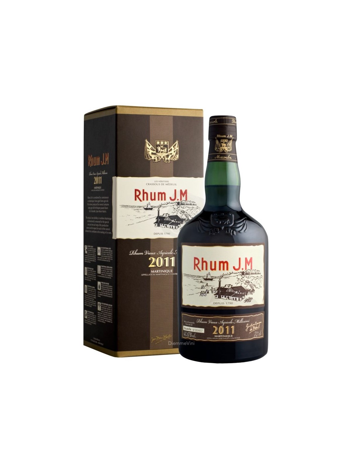 RHUM J.M. VIEUX AGRICOLE 2012 RUM DELLA MARTINICA