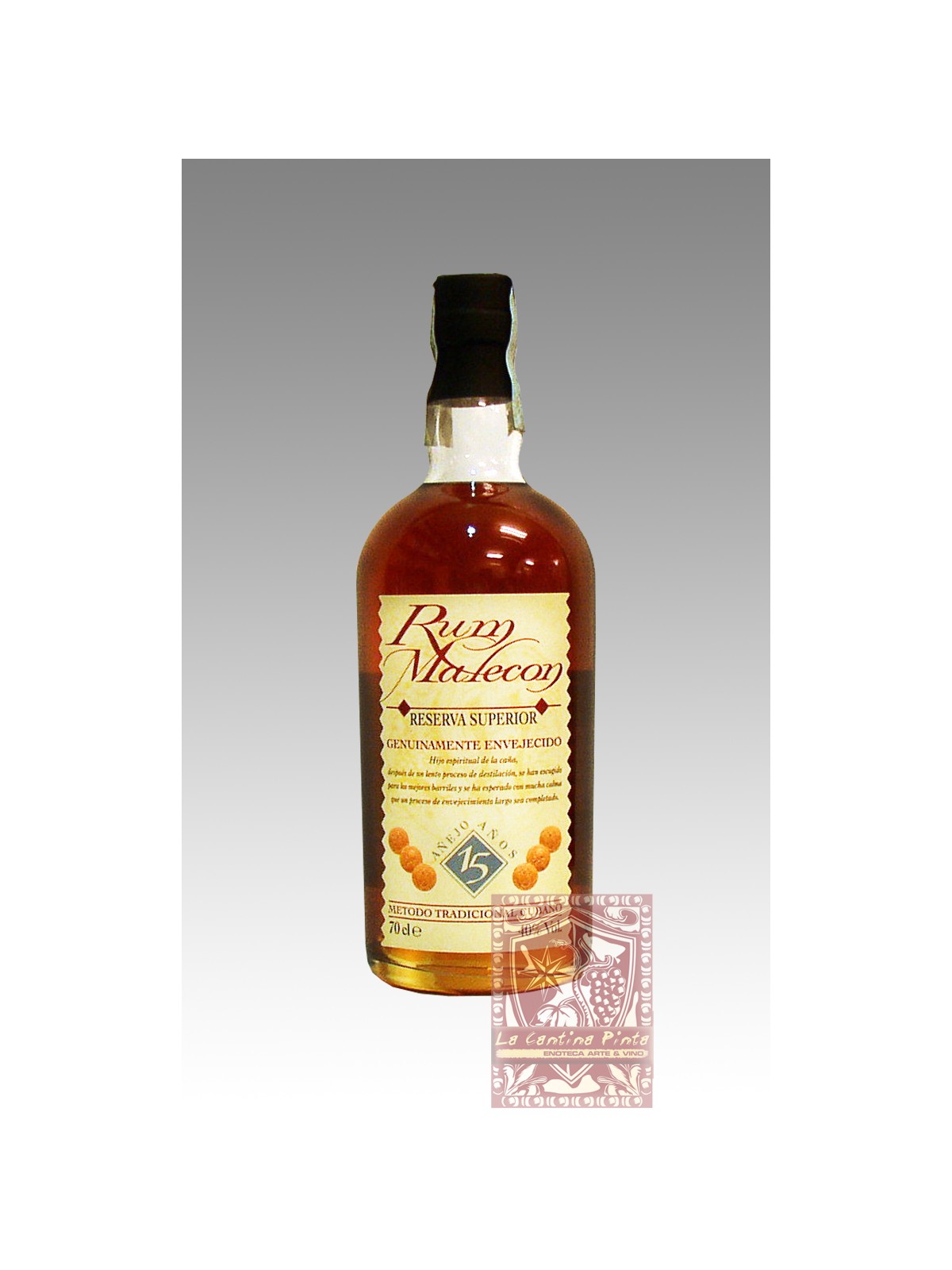 RHUM MALECON 15 Y.O. RESERVA SUPERIOR - RUM DI PANAMA