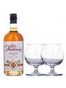 RHUM MALECON RESERVA SUPERIORE  12 Y.O. CONFEZIONE CON 2 BICCHIERI