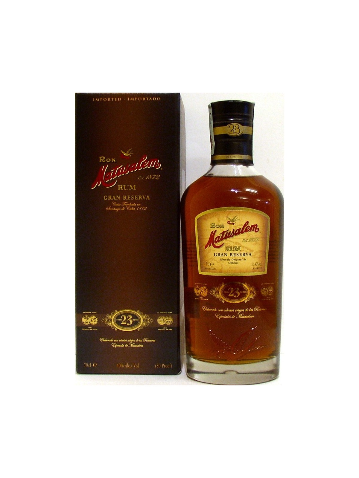 RHUM MATUSALEM GRAN RESERVA 23 Y.O. RUM DELLA REPUBBLICA DOMINICANA