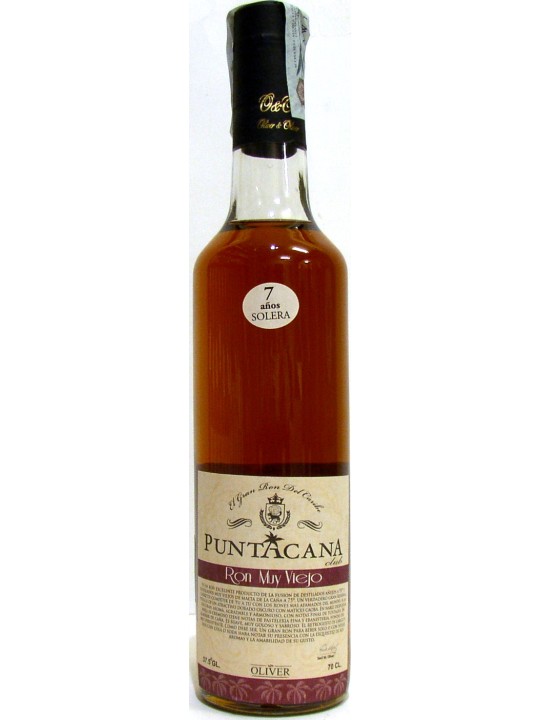 RHUM PUNTACANA RON MUY VIEJO 7 Y.O. SOLERA, RUM DELLA REPUBBLICA DOMINICANA - OLIVER & OLIVER