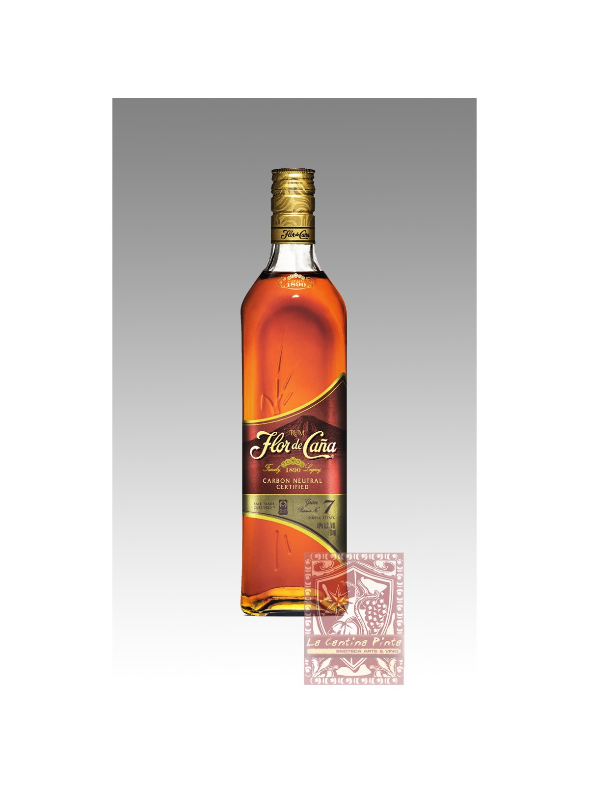 RHUM RON FLOR DE CANA GRAND RESERVE 7 Y.O. RUM DEL NICARAGUA
