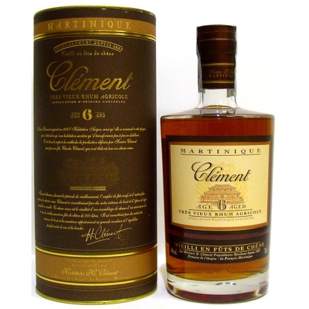 RHUM TRES VIEUX AGRICOLE 6 Y.O. MARTINIQUE - CLEMENT, RUM DELLA MARTINICA