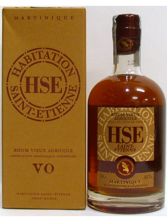 RHUM VIEUX AGRICOLE VO HSE SAINT-ETIENNE, RUM DELLA MARTINICA