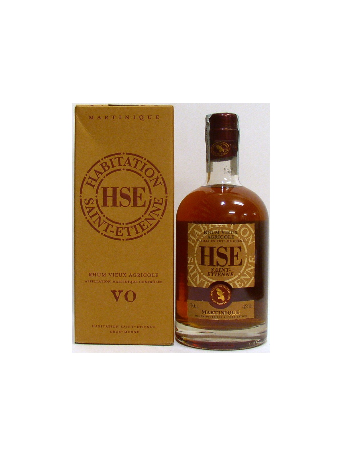 RHUM VIEUX AGRICOLE VO HSE SAINT-ETIENNE, RUM DELLA MARTINICA