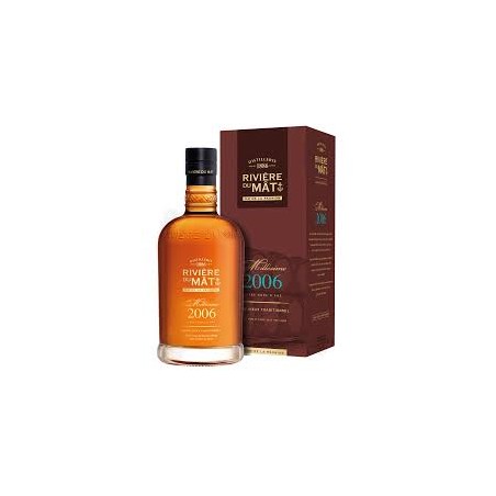 RHUM VIEUX TRADITIONNEL MILLESIME 2006 CUVEE HORS D'AGE - RIVIERE DU MAT  ILE DE LA REUNION