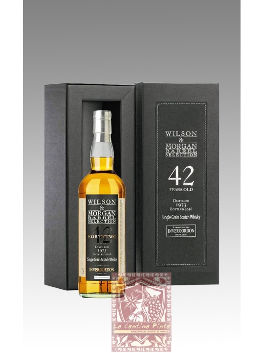 SINGLE GRAIN WHISKY INVERGORDON 1973 42 YO WILSON & MORGAN BARREL SELECTION