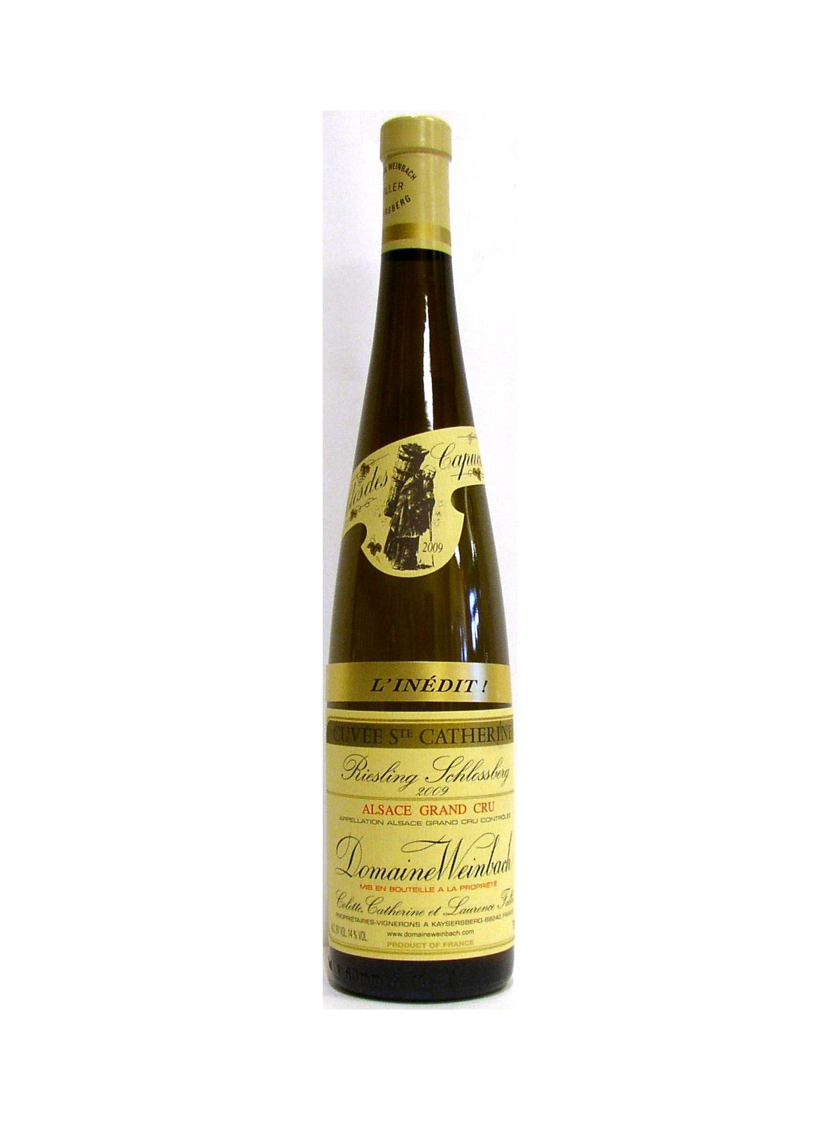 RIESLING SCHLOSSEMBERG 2009 GRAND CRU  L'INEDIT CUVEE S.TE CATHERINE- DOMAINE WEINBACH