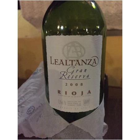 RIOJA LEALTANZA GRAN RESERVA 2008