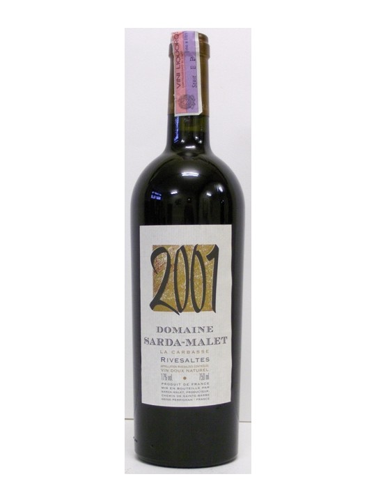 RIVESALTES LA CARBASSE 2001 - SARDA MALET