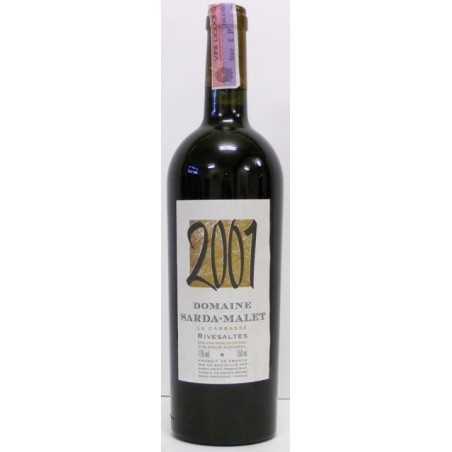 RIVESALTES LA CARBASSE 2001 - SARDA MALET