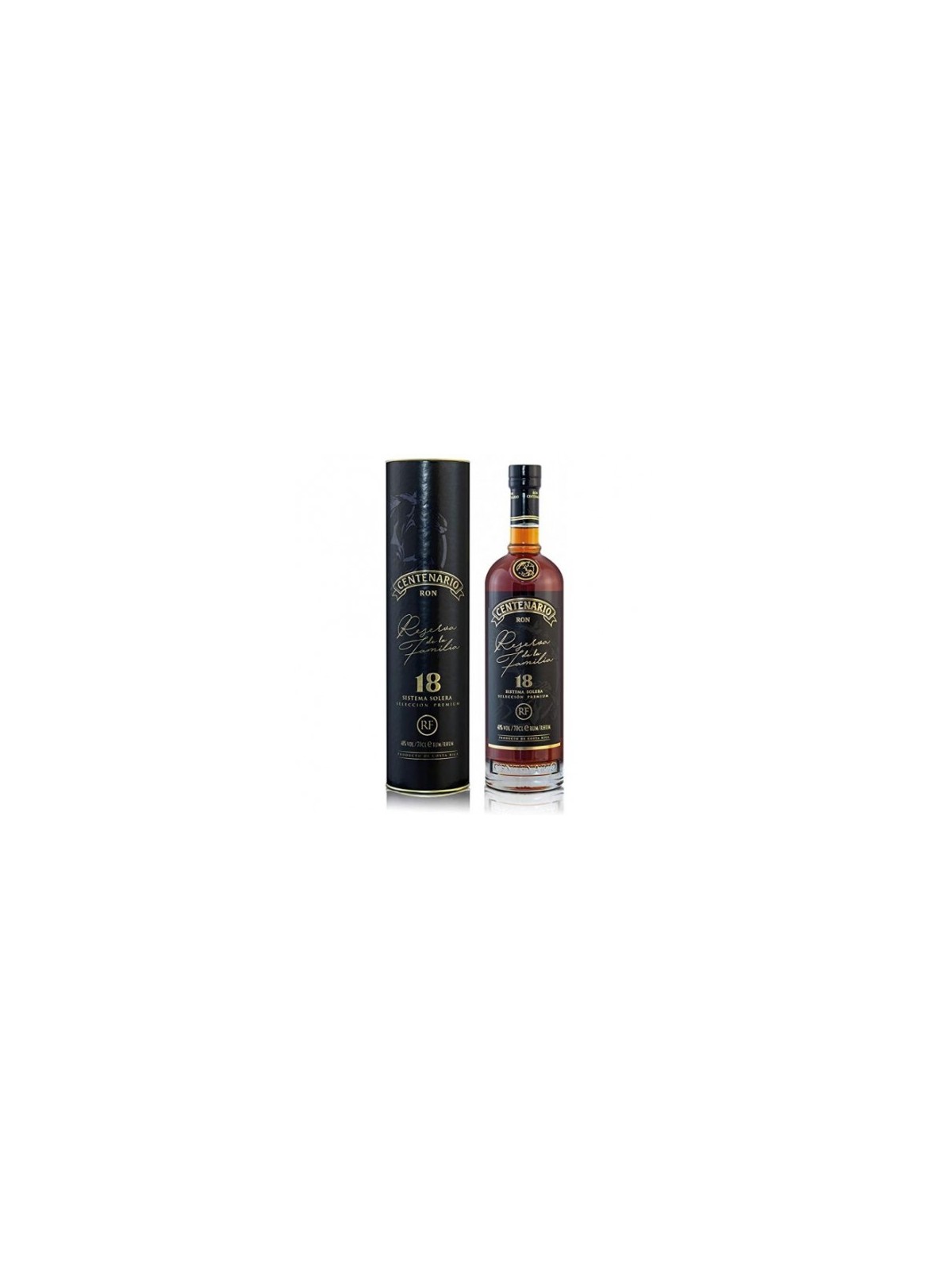 RON CENTENARIO 18  RESERVA DE LA FAMILIA SISTEMA SOLERA  SELECTION PREMIUM, RUM DEL COSTA RICA