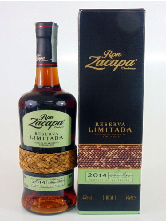 RON ZACAPA RESERVA LIMITADA 2014  RUM DEL GUATEMALA