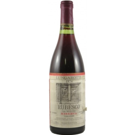 RUBESCO VIGNA MONTICCHIO 1974 TORGIANO DOCG - LUNGAROTTI