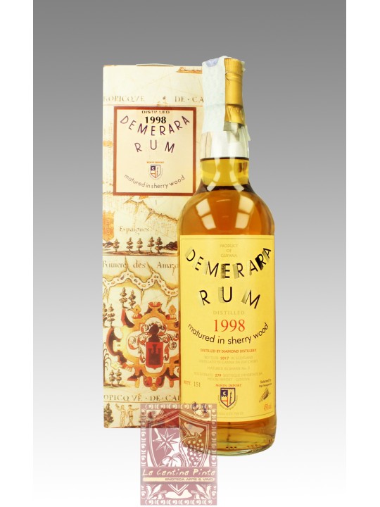 RUHM DEMERARA 1998 15YO SHERRY WOOD UITVLLIGHT DISTILLERY -
