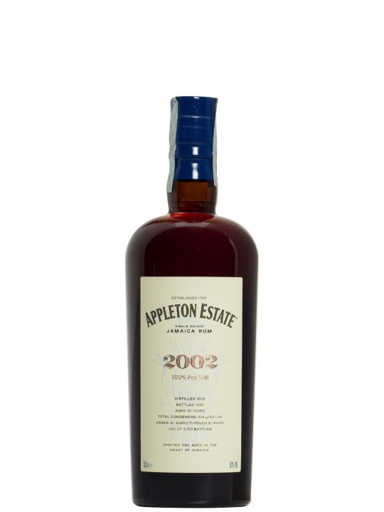 RUM APPLETON ESTATE 2002  HEARTS COLLECTION 20 YO