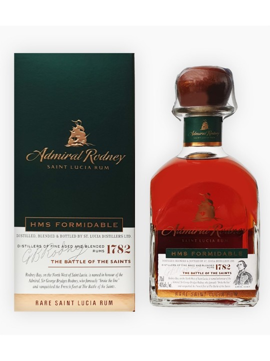 RUM HMS FORMIDABLE ADMIRAL RODNEY, SAINT LUCIA RHUM