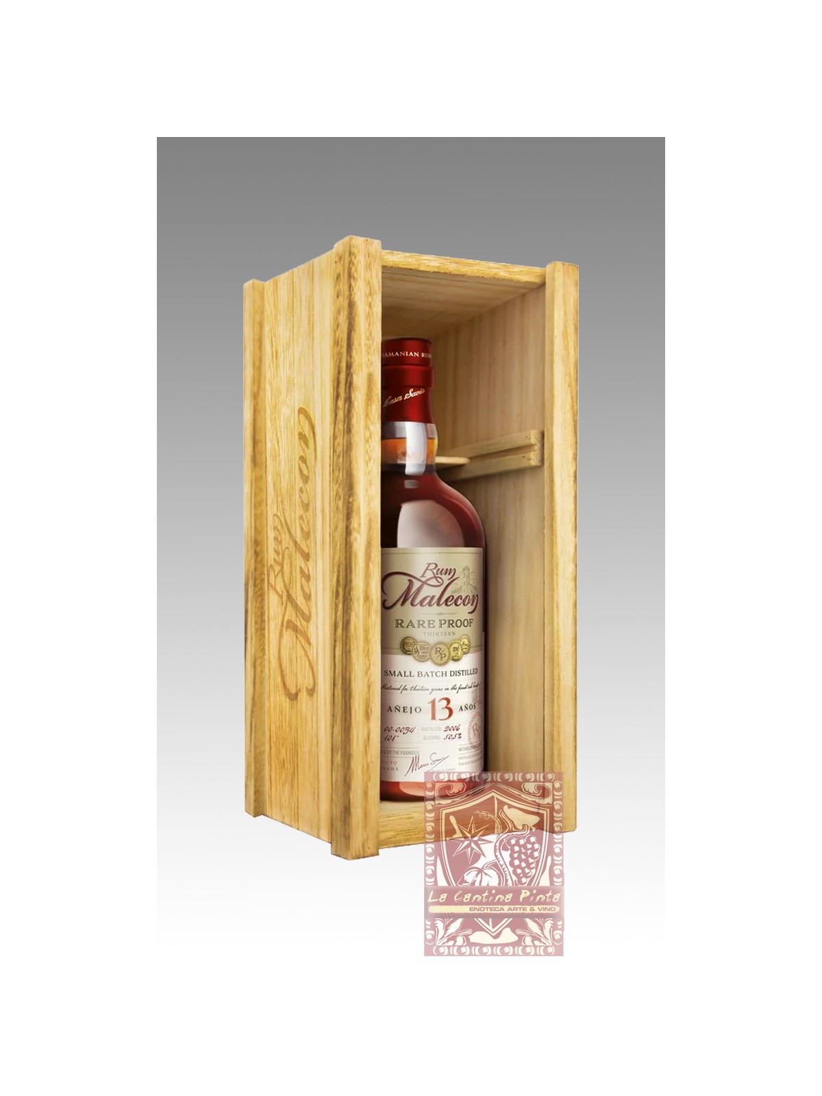 RUM MALECON 2006 RARE PROOF  SMALL BATCH DISTILLED 13 YO