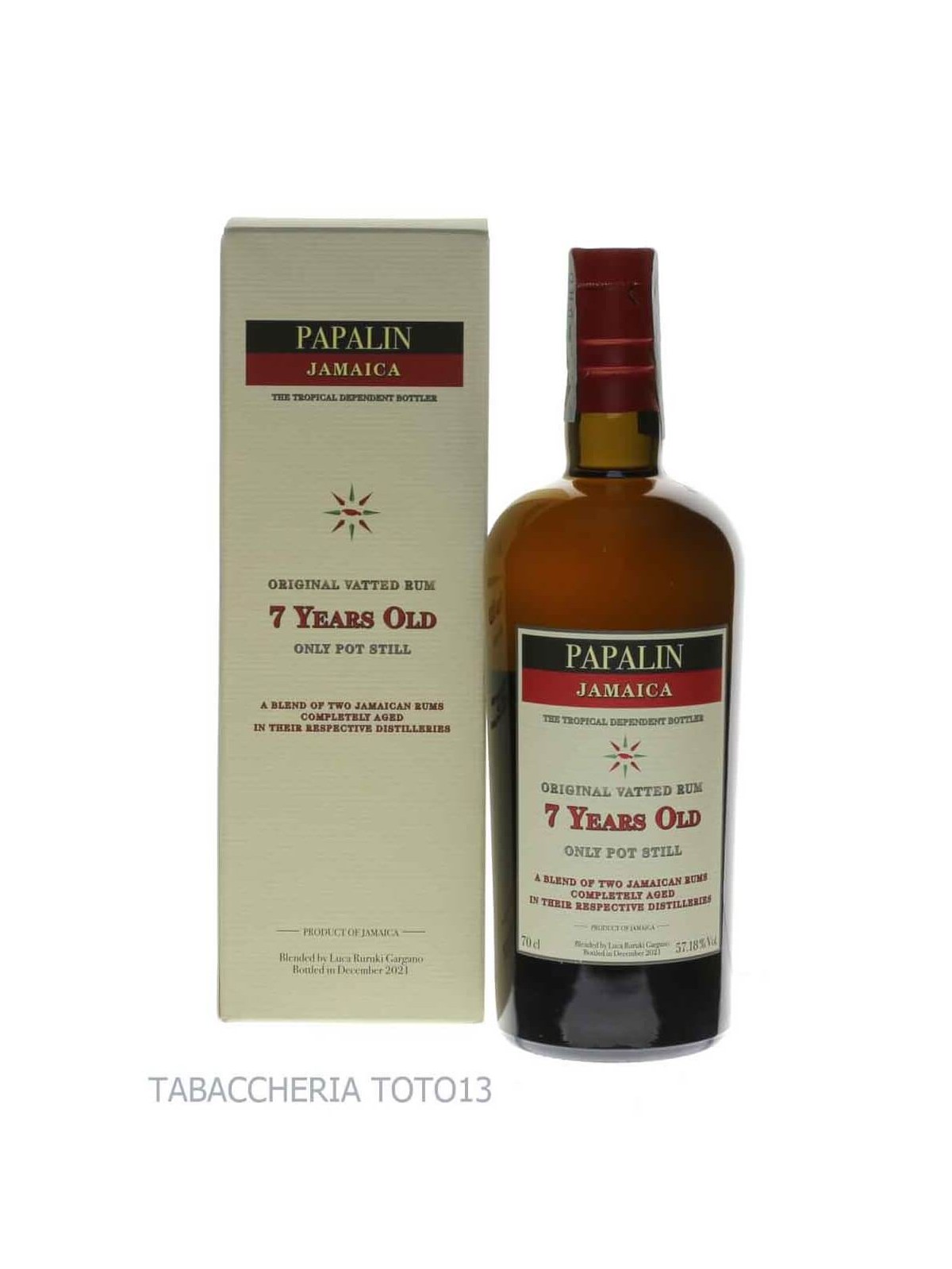 RUM PAPALIN JAMAICA ED. 2021 7 YO 57,18% VOL.