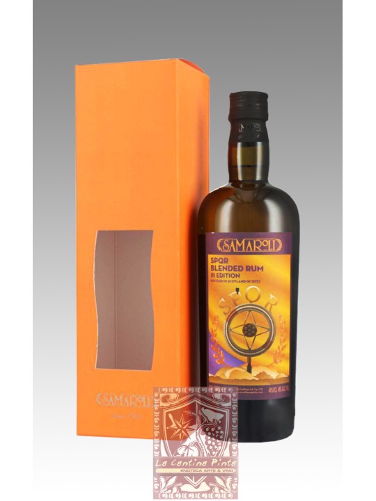 RUM SPQR III EDITION BLENDED  0,70 CL - SAMAROLI