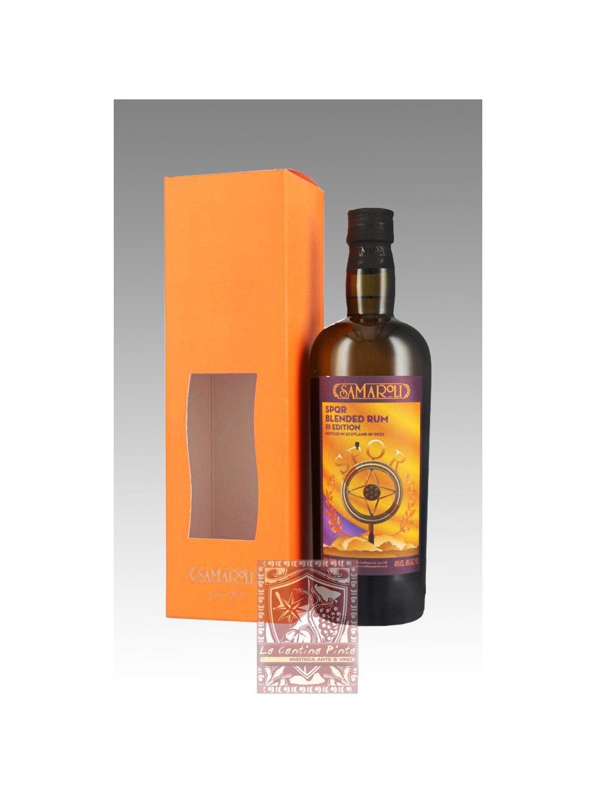 RUM SPQR III EDITION BLENDED  0,70 CL - SAMAROLI