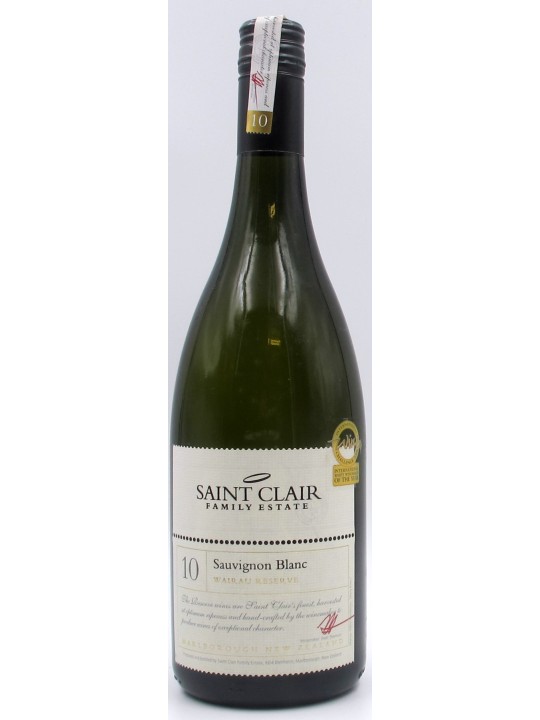SAUVIGNON BLANC WAIRAU RESERVE 2010 - SAINT CLAIR