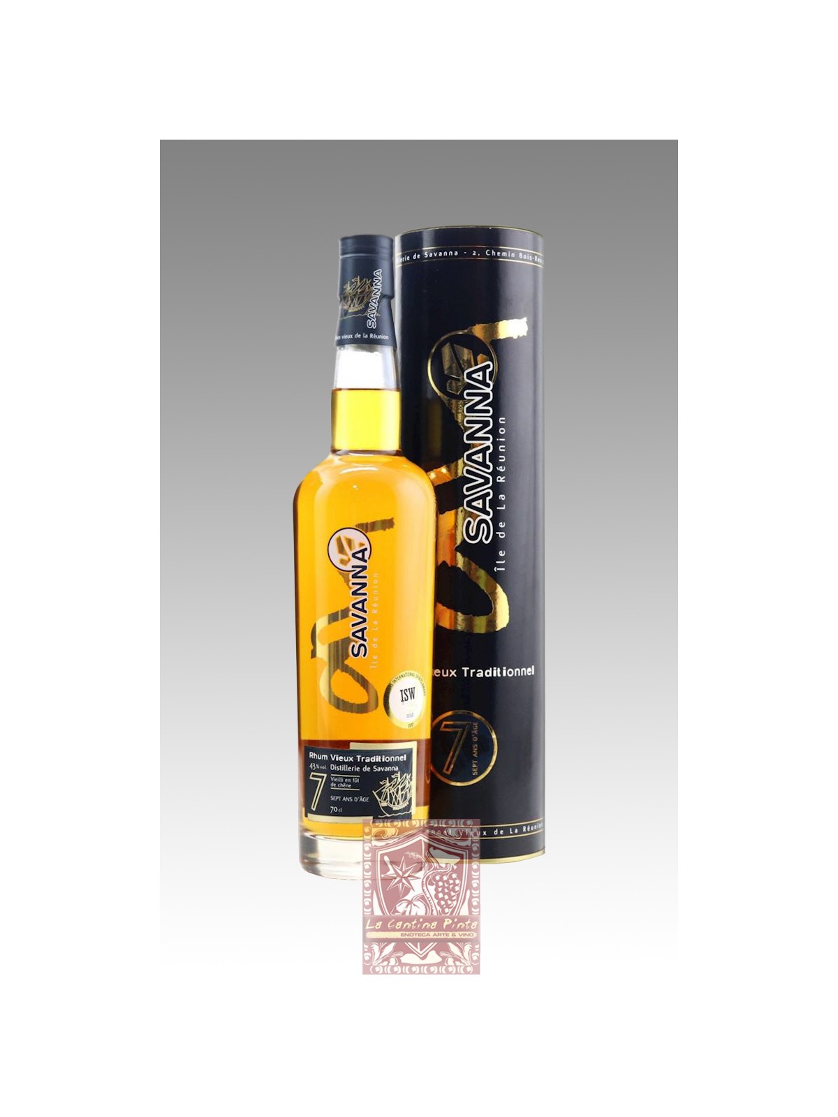 SAVANNA RHUM TRADITIONNEL VIEUX 7 ANNI