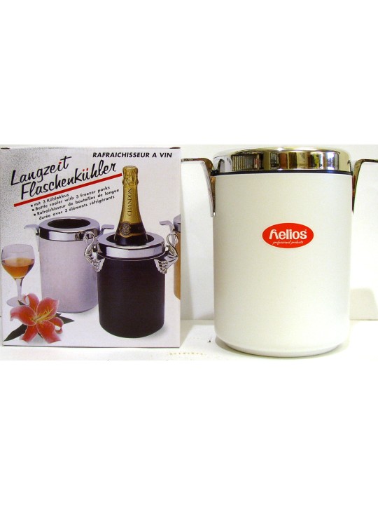 SECCHIELLO GLACETTE RAFFREDDABOTTIGLIE CON ELEMENTI REFRIGERANTI ESTRAIBILI COL.BIANCO