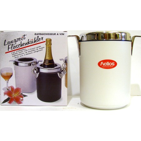 SECCHIELLO GLACETTE RAFFREDDABOTTIGLIE CON ELEMENTI REFRIGERANTI ESTRAIBILI COL.BIANCO