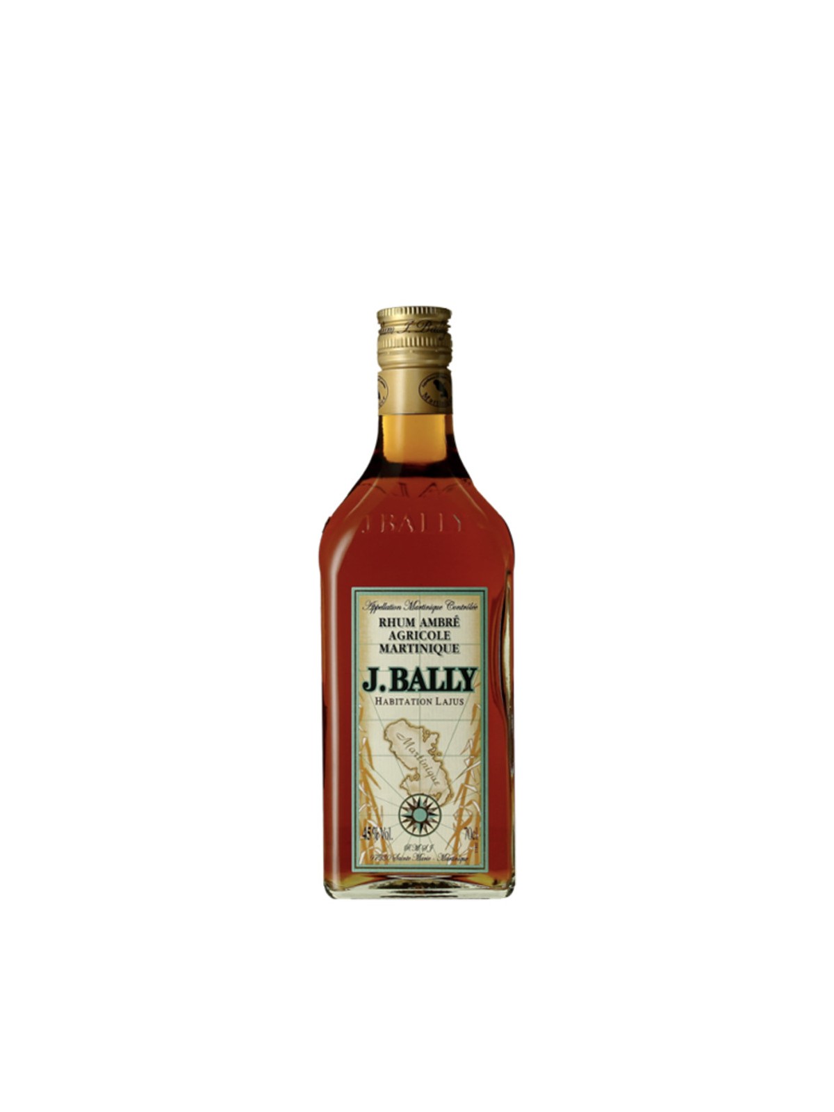 RHUM AMBRE AGRICOLE  J.BALLY, RUM DELLA MARTINICA