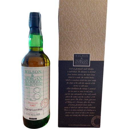 SINGLE MALT SCOTCH WHISKY 18 YO CLYNELISH 1997  WILSON & MORGAN BARREL SELECTION TOKAJI FINISH