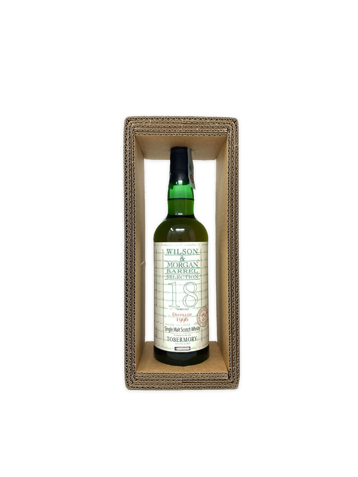 SINGLE MALT SCOTCH WHISKY 18 YO TOBERMORY 1996 WILSON & MORGAN BARREL SELECTION