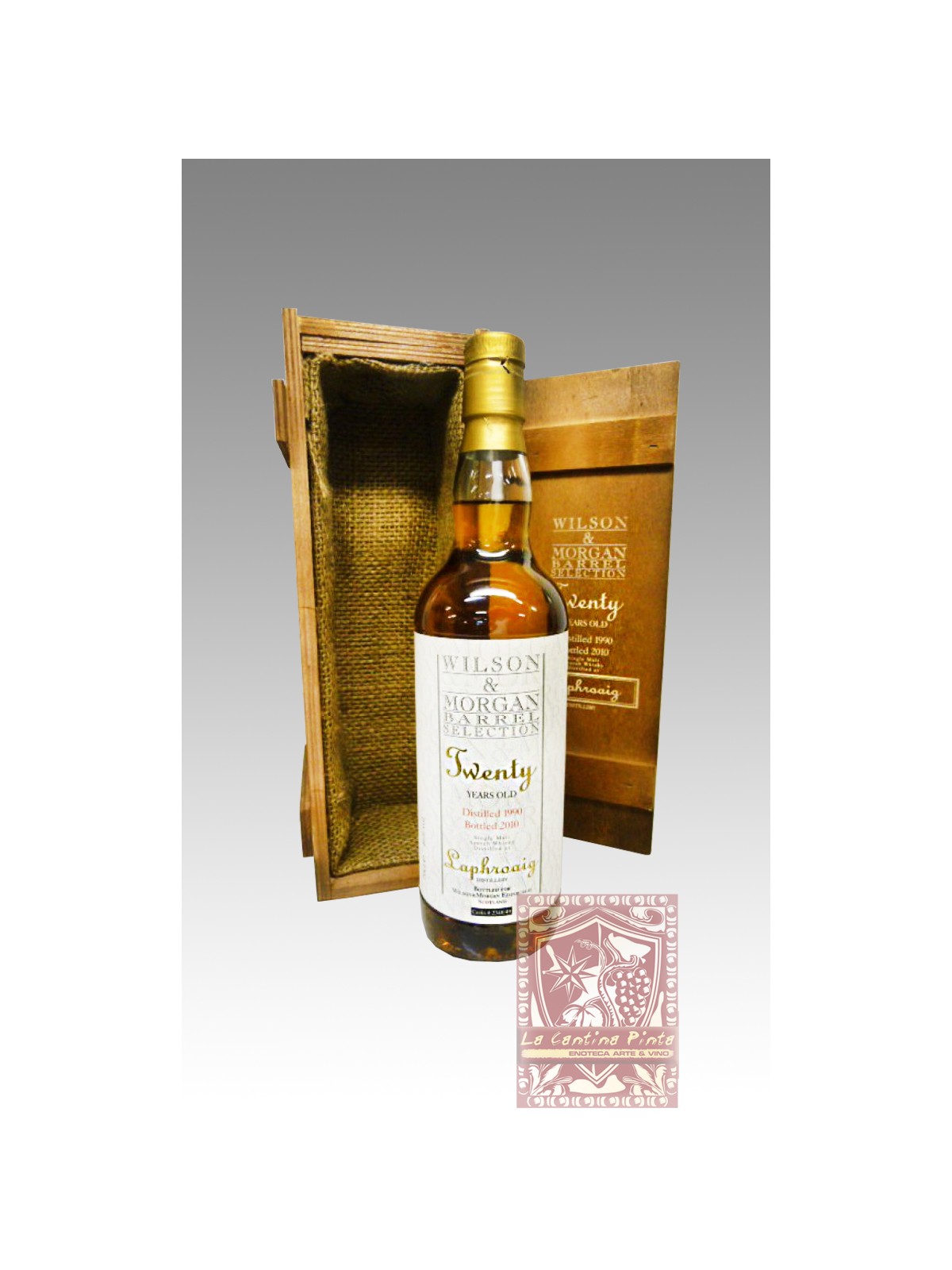 SINGLE MALT SCOTCH WHISKY 21 YO LAPHROAIG 1990/2011  WILSON & MORGAN BARREL SELECTION CASK 108747576