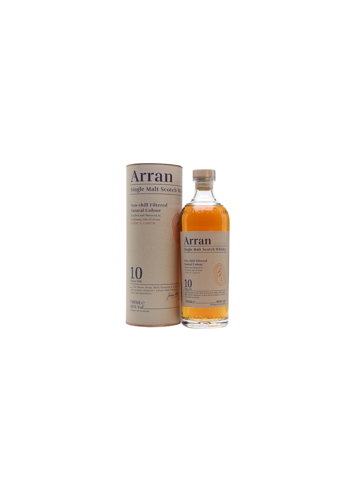 SINGLE MALT SCOTCH WHISKY ARRAN 10 YO