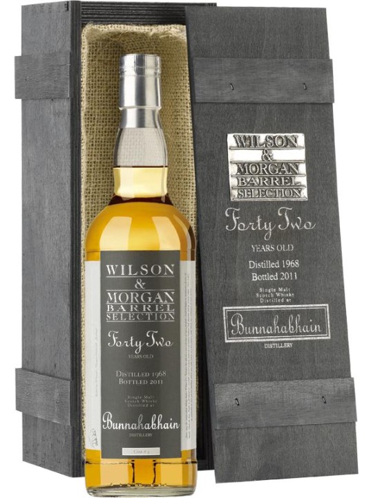 SINGLE MALT SCOTCH WHISKY BUNNAHABHAIN 42 YO 1968/2011 WILSON & MORGAN BARREL SELECTION CASK - 3