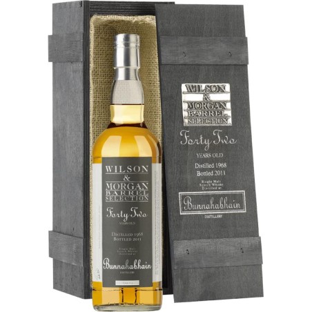 SINGLE MALT SCOTCH WHISKY BUNNAHABHAIN 42 YO 1968/2011 WILSON & MORGAN BARREL SELECTION CASK - 3