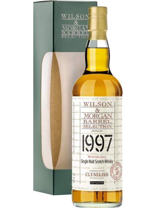 SINGLE MALT SCOTCH WHISKY CLYNELISH 1997  WILSON & MORGAN BARREL SELECTION