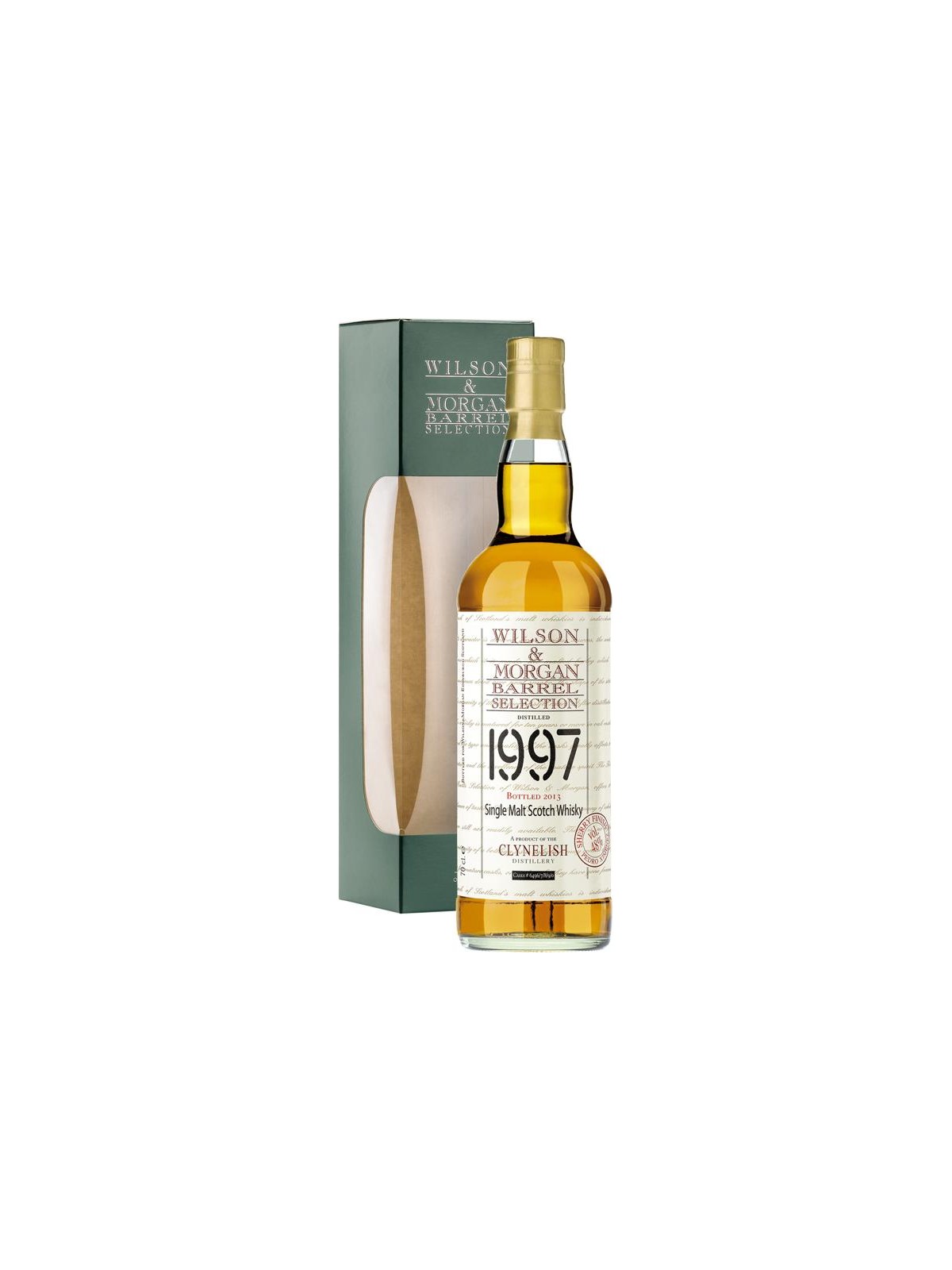 SINGLE MALT SCOTCH WHISKY CLYNELISH 1997  WILSON & MORGAN BARREL SELECTION