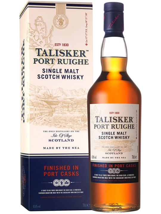 SINGLE MALT SCOTCH WHISKY TALISKER PORT RUIGHE