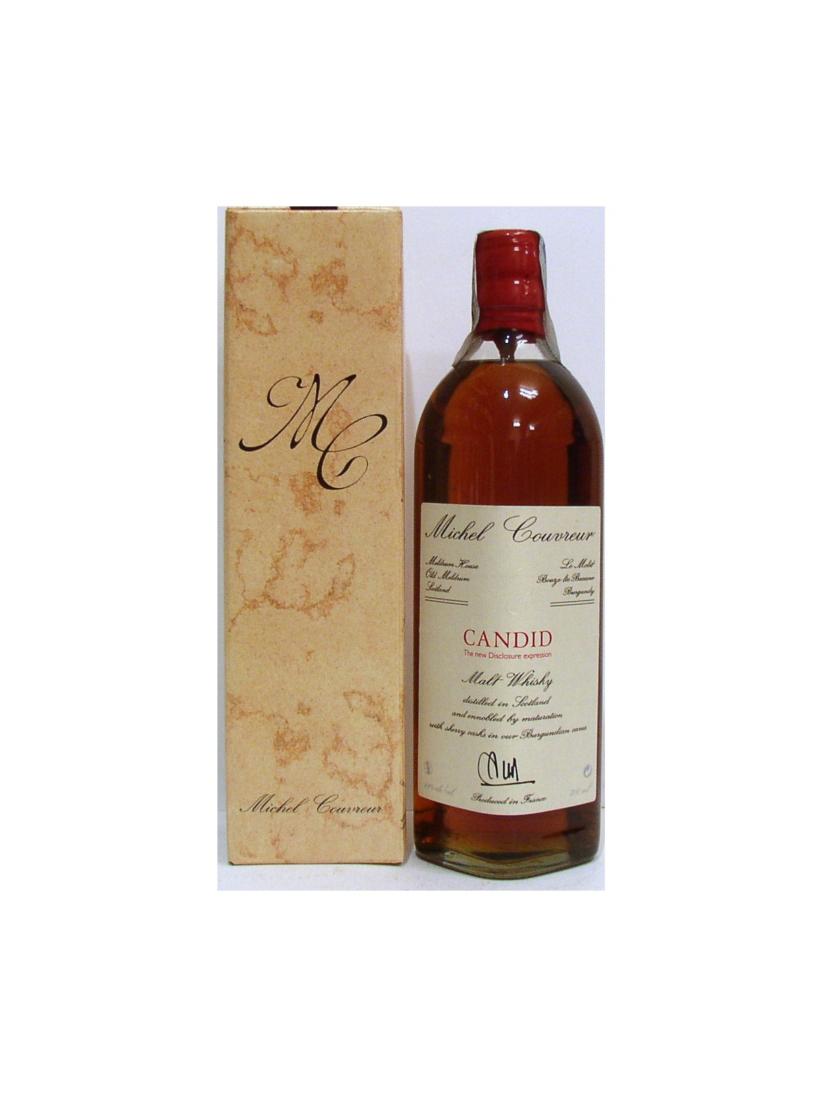 SINGLE MALT WHISKY CANDID  MICHEL COUVREUR