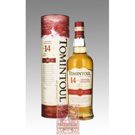 SPEYSIDE GLENLIVET 14 Y.O. SINGLE MALT SCOTCH WHISKY - TOMINTOUL