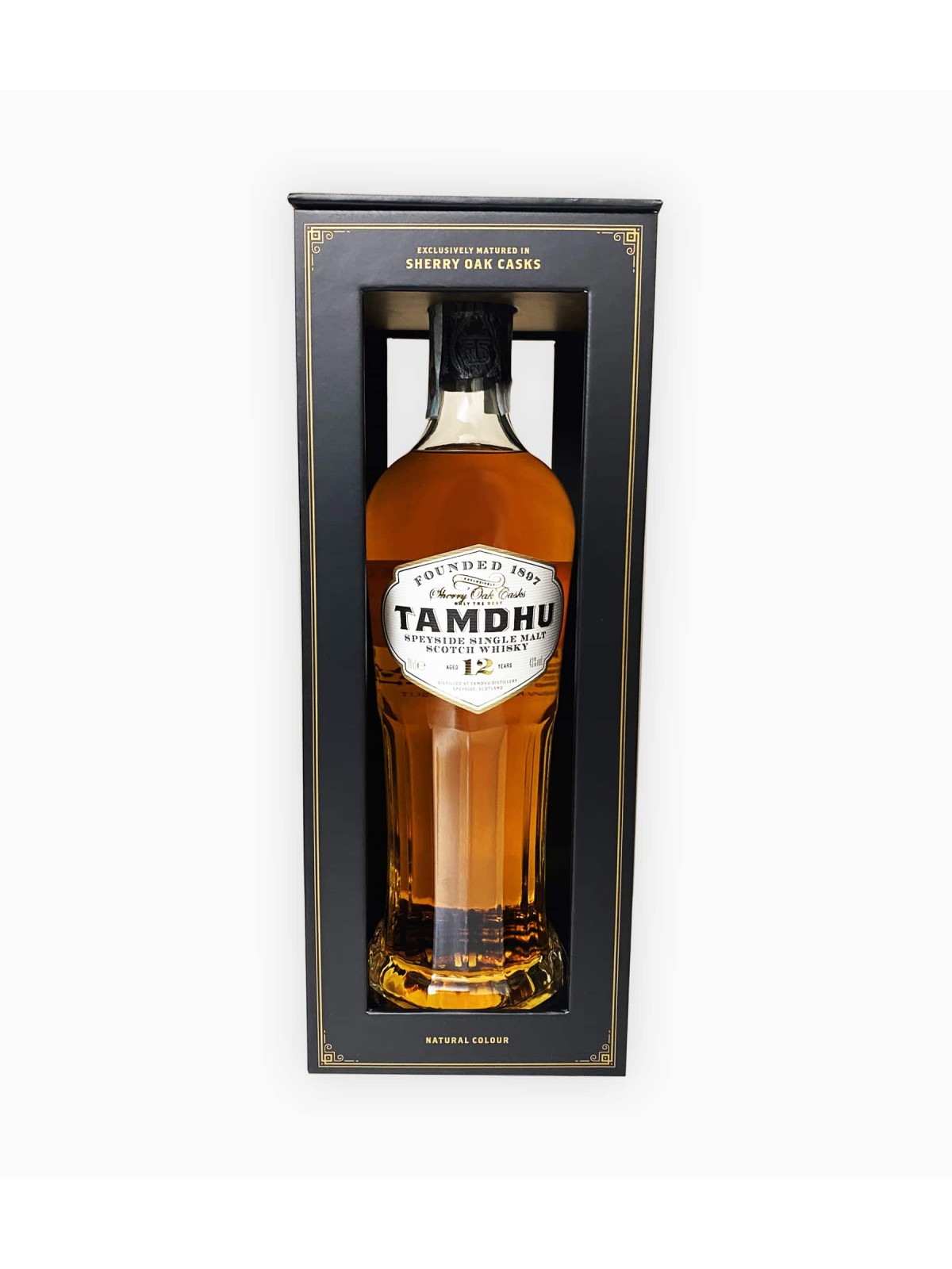 WHISKY TAMDHU SPEYSIDE WHISKY 12 Y.O. SINGLE MALT SHERRY OAK CASK